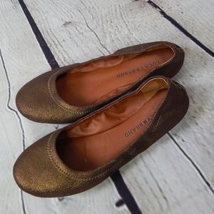 Lucky Brand  Emmie  Bronze Metalic Poweder  Flats